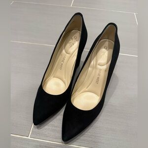 Nine West Black Suede Heels